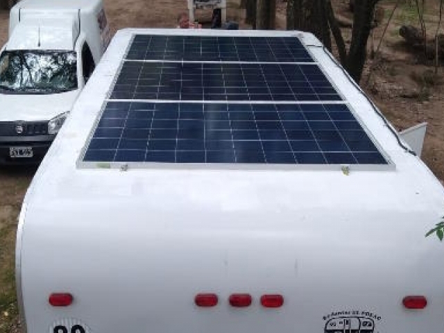Instalación Solar para una Casilla Rodante San Antonio Cordoba